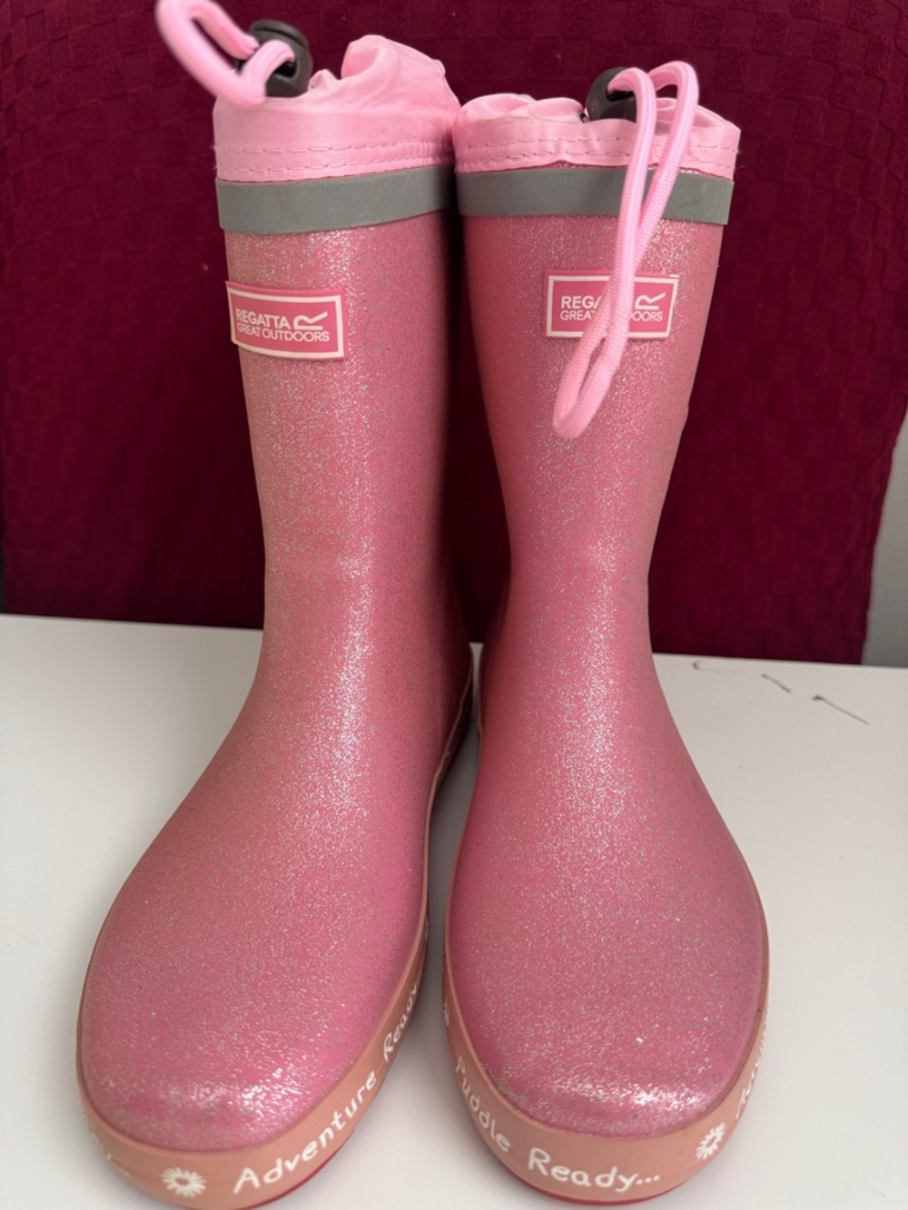Regatta Great Outdoors Peppa Pink Kids Rain Boots